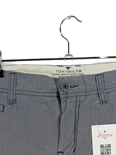 Tom Tailor Herren Chino Shorts Gr. W30/46 Grau Baumwolle Casual
