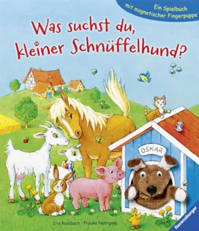 Ravensburger Activity Buch Was suchst du, kleiner Schnüffelhund? Fingerpuppe