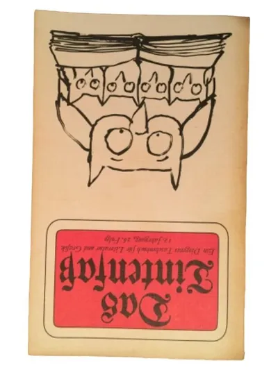 Diogenes Das Tintenfaß Zeitschrift Literatur Grafik 12. Jahrgang 26. Folge Kunst