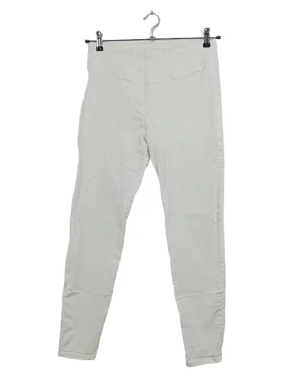 CALZEDONIA Jeans Wide Fit Damen L W31/40 Weiß Casual Hose