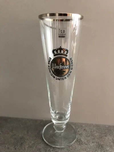 Warsteiner Bierglas Pokalglas Transparent 300ml