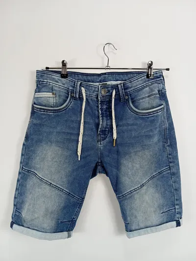 Tom Tompson Herren Jeans Shorts Blau Denim Bermuda Gr. L W33
