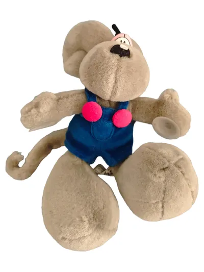 Diddl Maus Kuscheltier Plüsch Nostalgisch Beige 25 cm Sammler