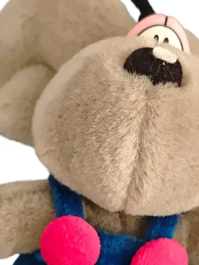 Diddl Maus Kuscheltier Plüsch Nostalgisch Beige 25 cm Sammler
