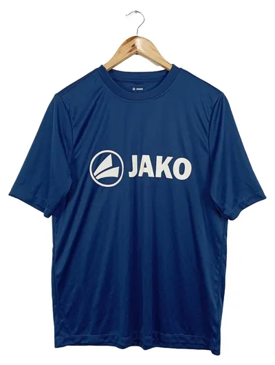 JAKO Herren Sport Shirt Trikot Gr. 48/M Blau Polyester Sportlich