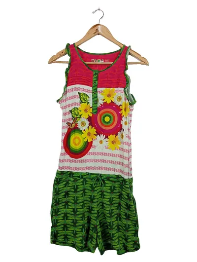 DESIGUAL Kinder Jumpsuit Gr. 152 Mehrfarbig Farbenfroh Florales Muster