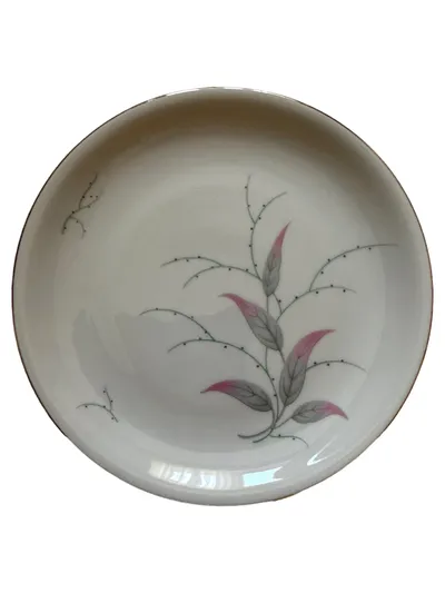 Eschenbach Frühstücksteller Essteller Speiseteller Porzellan Vintage Weiß