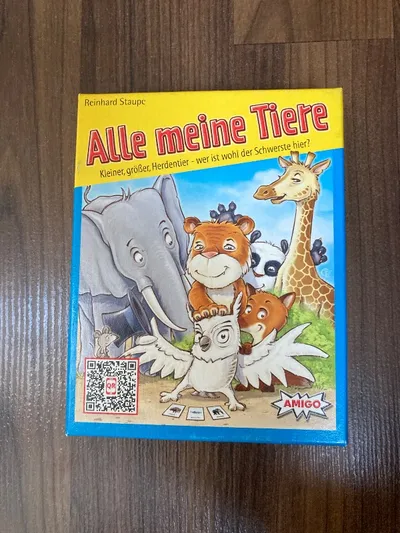 Amigo Kartenspiel Alle meine Tiere Reinhard Staupe Natur Familienspiel Kinder