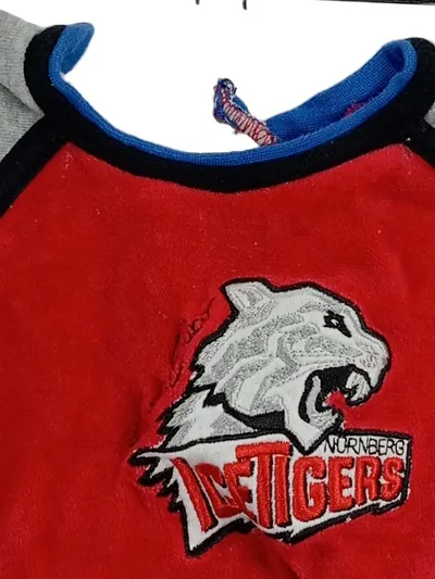 Nürnberg Ice Tigers Baby Fanshirt Gr. 56/62 Rot Grau Eishockey