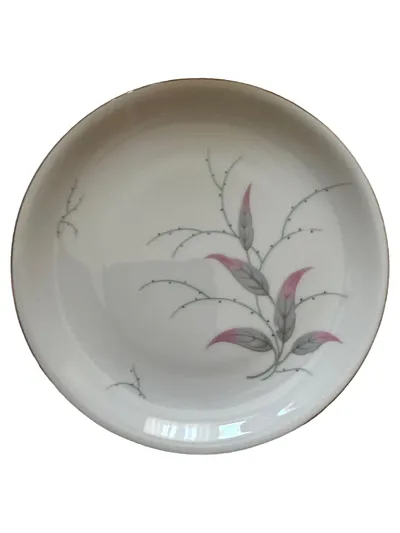 Eschenbach Frühstücksteller Vintage Porzellan Weiß Blumenmotiv 20cm