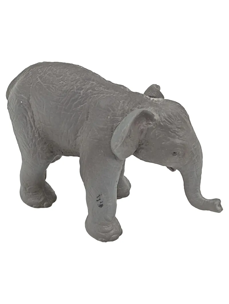 SCHLEICH Spielfigur Elefant Grau 5 cm Tierfigur Wildtier Spielzeug Kinder 1