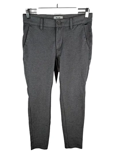 ONLY & SONS Herren Stoffhose Chino Grau Meliert W29 L30 Slim Fit