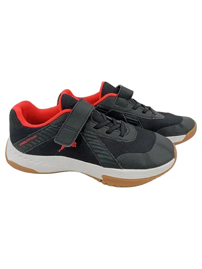 PUMA Sneaker low Kinder Gr. 36 Schwarz Schnürung Klettverschluss
