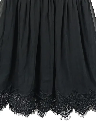 Zara Kleines Schwarzes Cocktailkleid Spitze Elegant Schwarz Gr. M 38