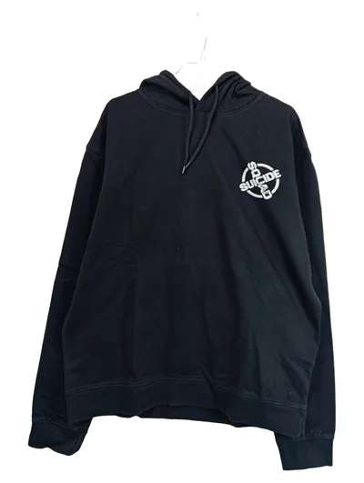 Suicide Squad Kapuzenpullover Hoodie Herren Gr. XL Schwarz Baumwolle Logo Print