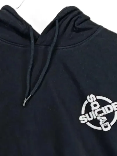Suicide Squad Kapuzenpullover Hoodie Herren Gr. XL Schwarz Baumwolle Logo Print
