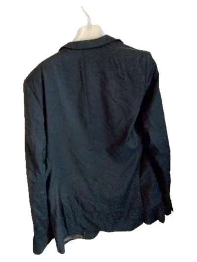 Benvenuto Black Herren Sakko Gr. 102 Blau Wolle Business Blazer