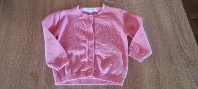 STACCATO Strickjacke Mädchen Rosa Baumwolle Gr. 62