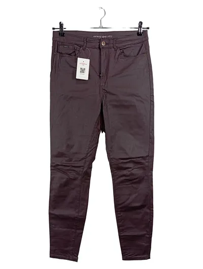 ORSAY Damen Anzughose Skinny Gr. 38 Braun Elegant Business Viskose