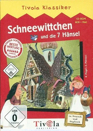 Tivola Verlag Schneewittchen Lernsoftware PC Sprachen Deutsch Englisch ab 3