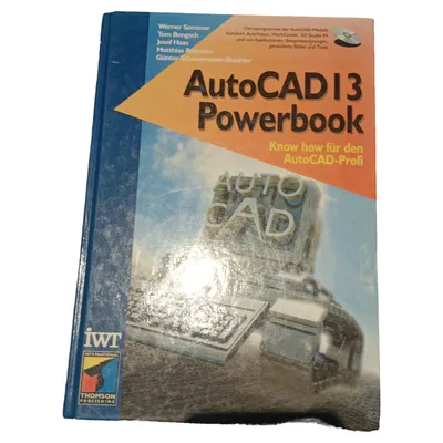 AutoCAD 13 Powerbook Werner Sommer IT Programmierbuch Hardcover CD Deutsch
