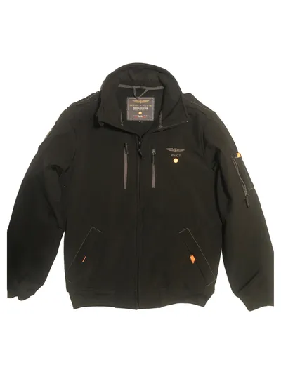 DESIGN 4 PILOTS Herren Softshelljacke Pilot Schwarz Gr. M Outdoor