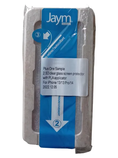 Jaym Displayschutzfolie Transparent für iPhone 13/13 Pro/14 Handy Schutzfolie