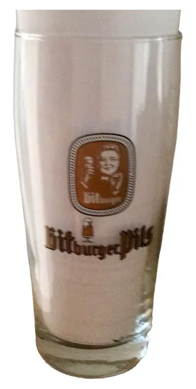 Bitburger Weizenbierglas Transparent 300ml Bier Glas