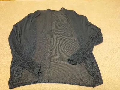 Street One Damen Cardigan Strickjacke Gr. 36/S Grau Viskose Basic