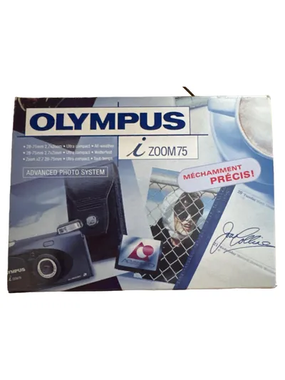 Olympus i ZOOM75 Analogkamera Schwarz Point & Shoot All-Weather