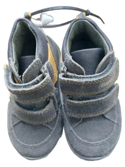 Superfit Lauflernschuhe Gr. 20 Kinder Leder grau Klettverschluss