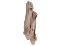 MINOZZI MILANO Damen Ballerinas Gr. 42 Beige Schleife Casual 1