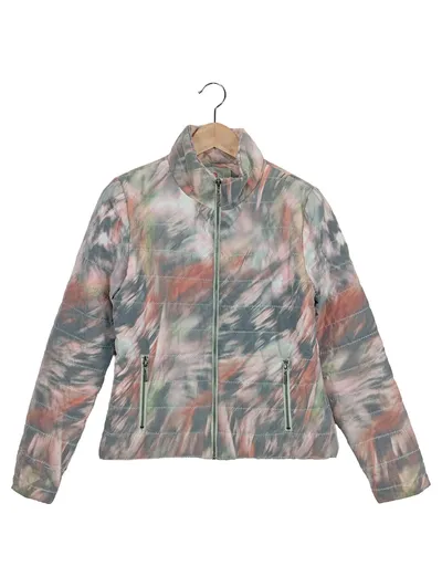 YEST Damen Steppjacke Gr. 38/M Mehrfarbig Streetwear Übergangsjacke