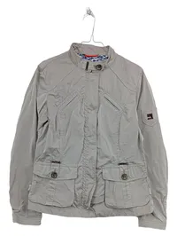 Cinque Damen Jacke Übergangsjacke Gr. 36 S Beige Stehkragen Casual Frühling 1