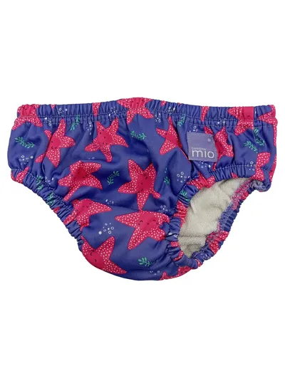 Bambino Mio Schwimmwindel Gr. 74 Seestern Blau Pink Baby