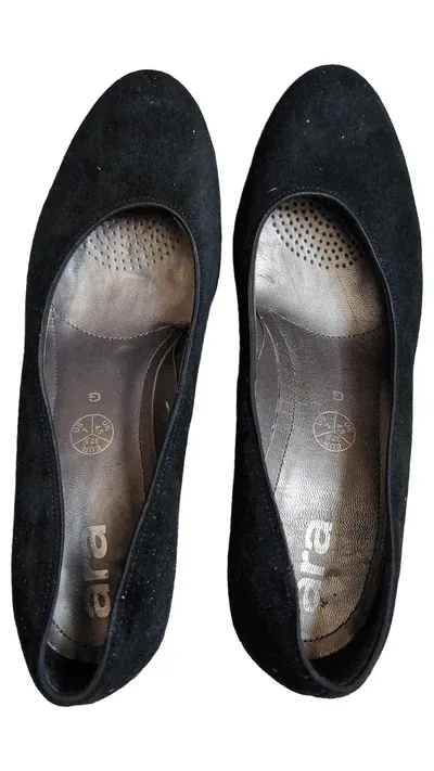 Ara Damen Ballerinas Pumps Gr. 37.5 Schwarz Elegant Bequem