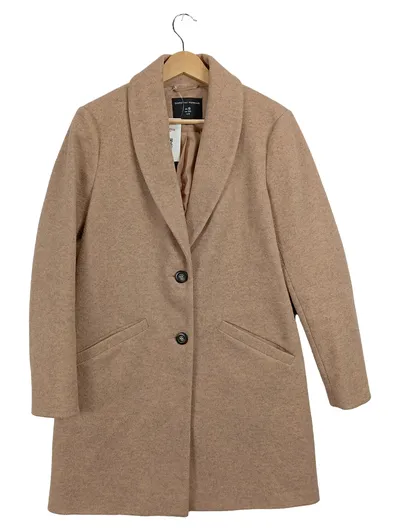 Dorothy Perkins Damen Übergangsmantel Gr. 36/S Beige Klassisch