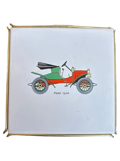 Villeroy & Boch Fliese Ford 1908 Serviertablett Vintage Mehrfarbig 16cm