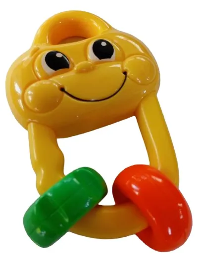 Fisher-Price Greifling Spielzeug Smiley Mehrfarbig Baby Kleinkind Rassel