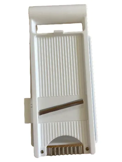 Genius Nicer Dicer Gemüsehobel Küchenhobel Weiß Edelstahlklingen