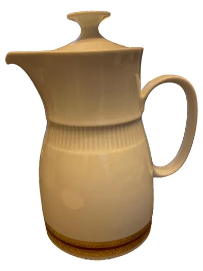 Colditz Kaffeekanne Porzellan Weiß Klassisch 1200ml