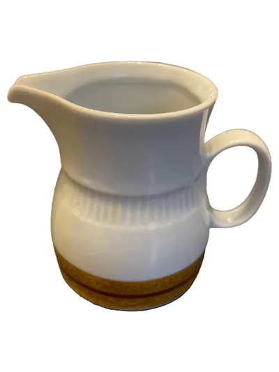 Colditz Milchkännchen Weiß Klassisch Porzellan 250ml Sahnekännchen Kaffeekanne