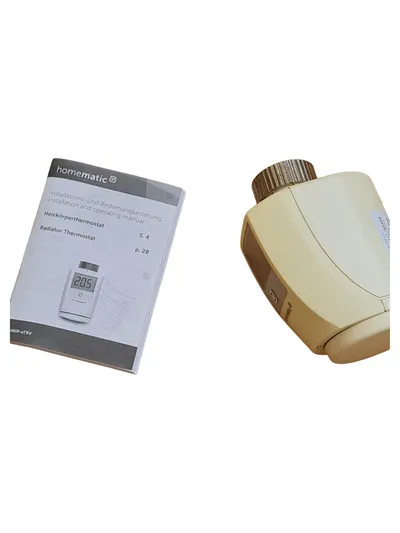 HomeMatic HMIP-eTRV Smart Home Heizkörperthermostat Beige
