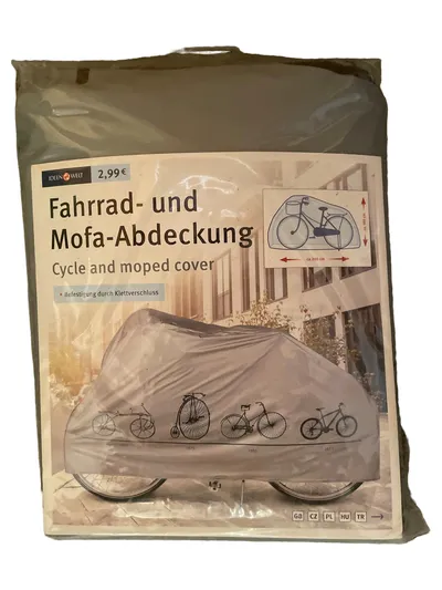IDEENWELT Fahrradtasche Grau Polyester Uni