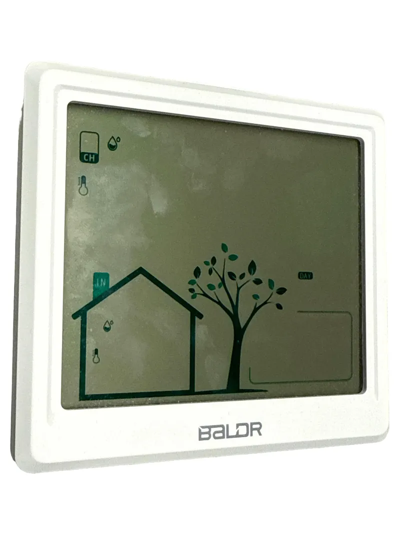 BALDR Digitale Wetterstation B0389WST2H2 Weiß Funk Wetterstation 1