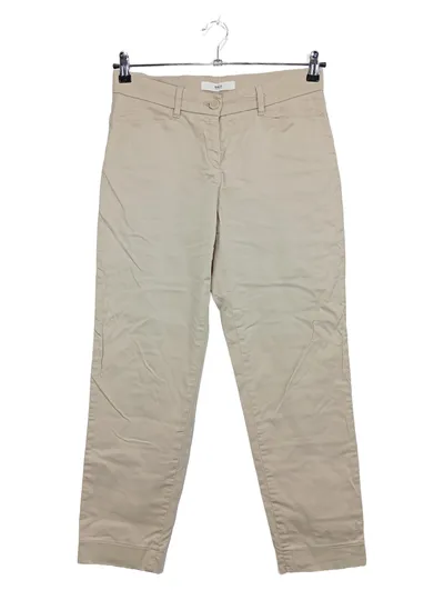 BRAX Damen Chino Stoffhose Beige Gr. 36 Baumwolle Klassisch