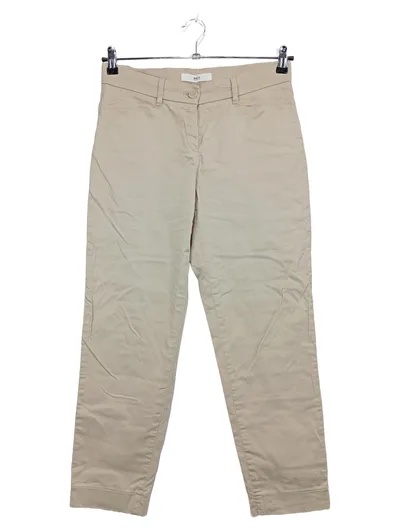 BRAX Damen Chino Stoffhose Beige Gr. 36 Baumwolle Klassisch