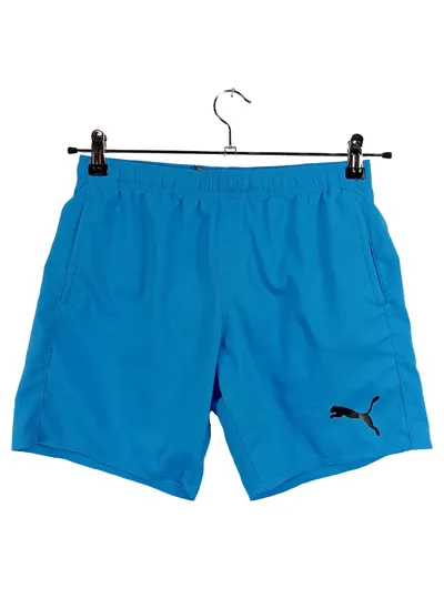 PUMA Badehose Jungen Gr. 164 Blau Shorts Schwimmhose Sportlich