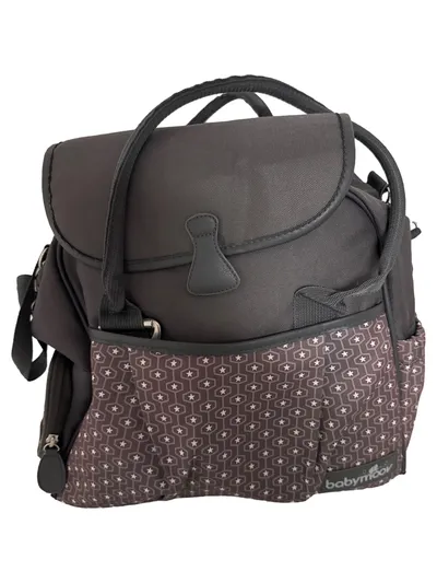Babymoov Wickelrucksack Grau Sterne Wickeltasche Baby Rucksack