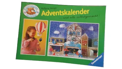 Ravensburger Adventskalender Bastelset Wolfgang Metzger Grün Kinder DIY